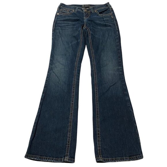 Silver Jeans Aiko Jeans Bootcut Blue Women’s Jeans W28/L33 (Measured W28/L32) - Picture 3 of 11